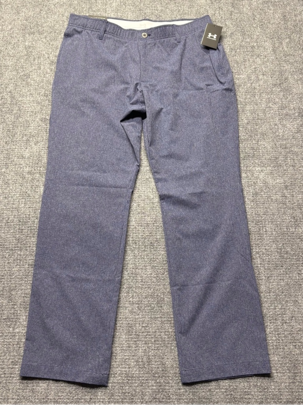 Under Armour Golf Pant Mens 38x32 Blue Vented Straight Leg Performance Chino NWT